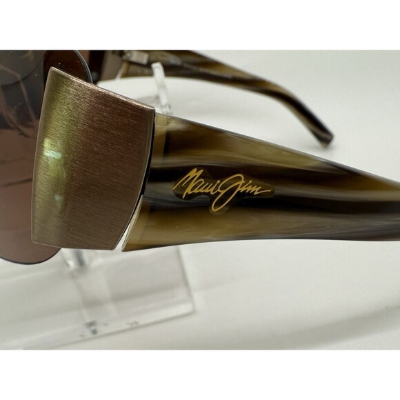 Maui Jim Kula MJ 514 23 Tortoise Copper Stripe Frame Bronze Polarized, Case 4PCs - Picture 7 of 16